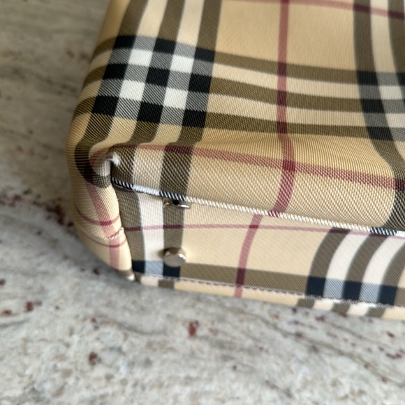 EUC AUTHENTIC Burberry nova check coated canvas handbag - Picture 13 of 16